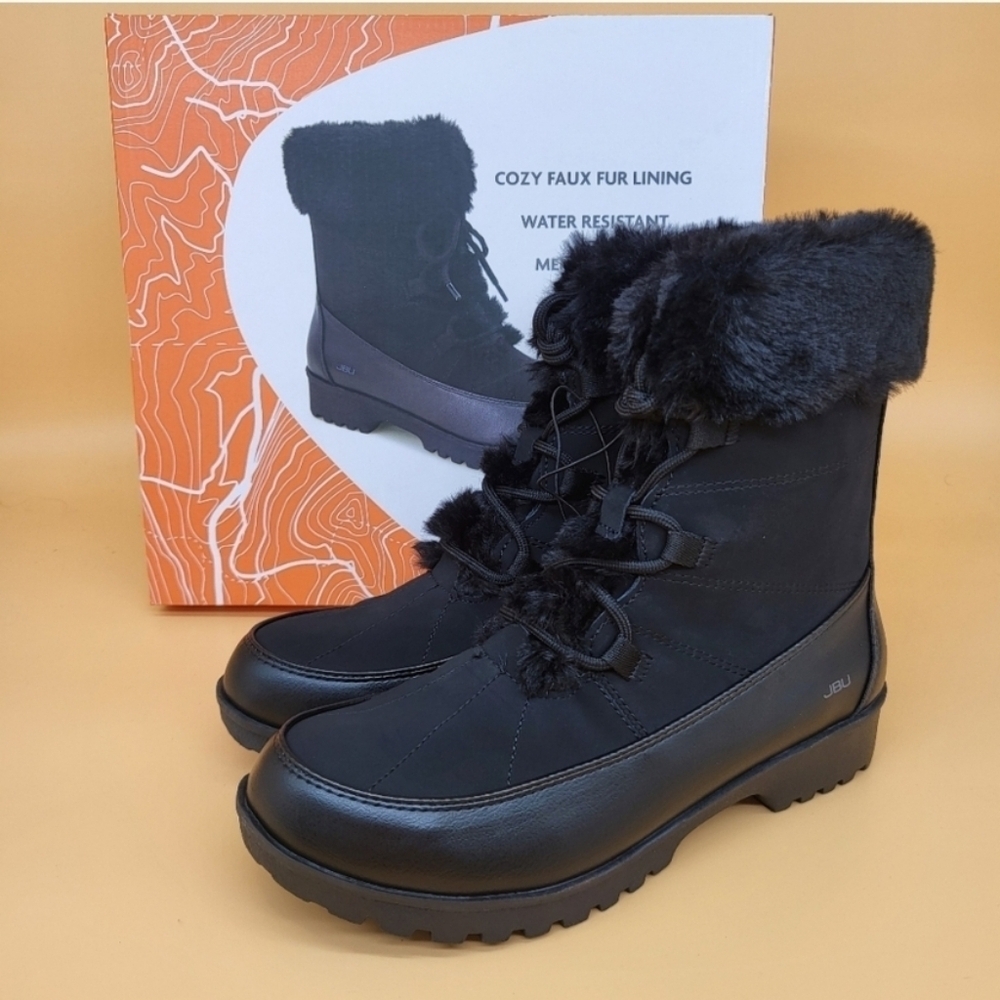 New JBU by Jambu Northgate Women's Waterproof Winter Boots Size 10